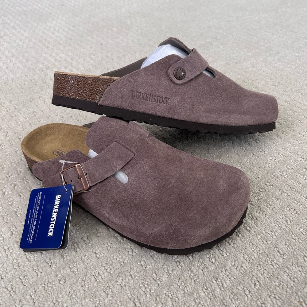 Birkenstock Suede Clogs